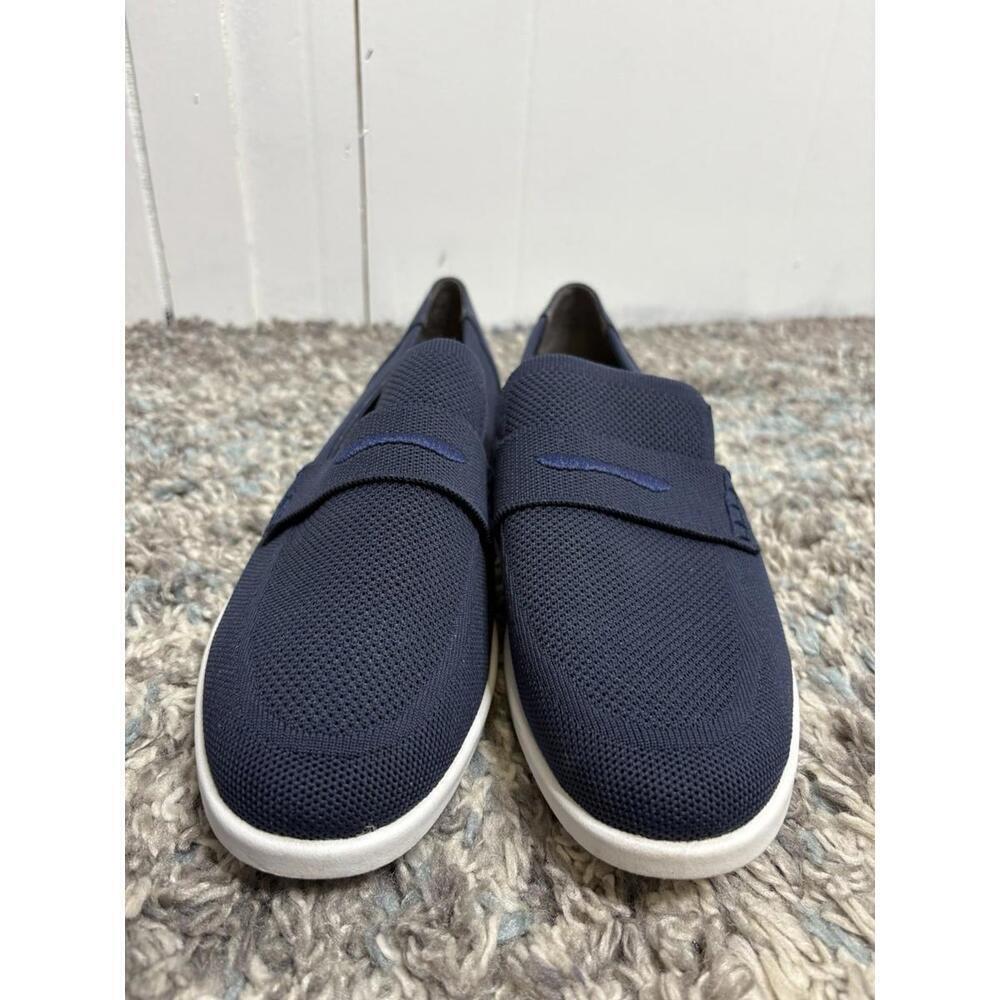 Tommy Bahama Shoes Womens 9.5 Bay Penny Loafers Boat Nautical Coastal Navy - Picture 6 of 11
